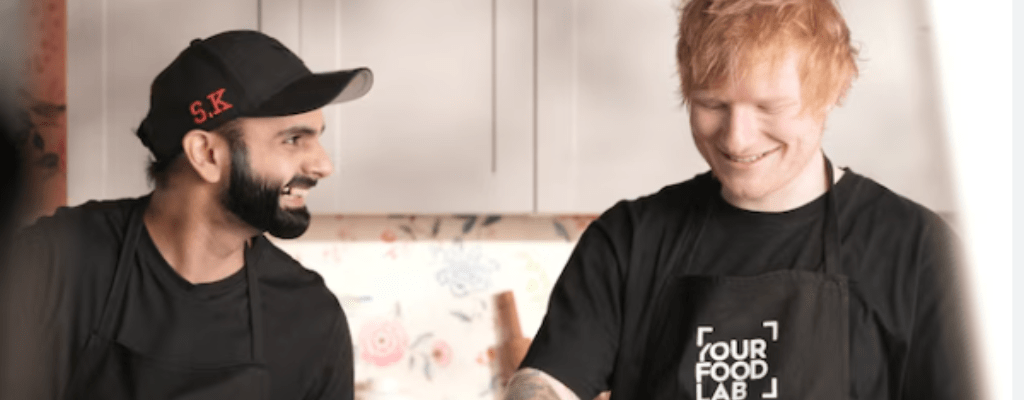 Sanjyot Keer cooks misal pav with Ed Sheeran-The Reelstars