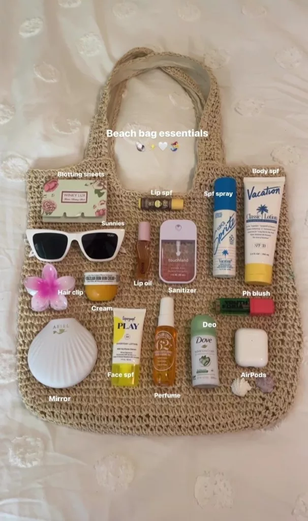 beach bag essentials - the reelstars