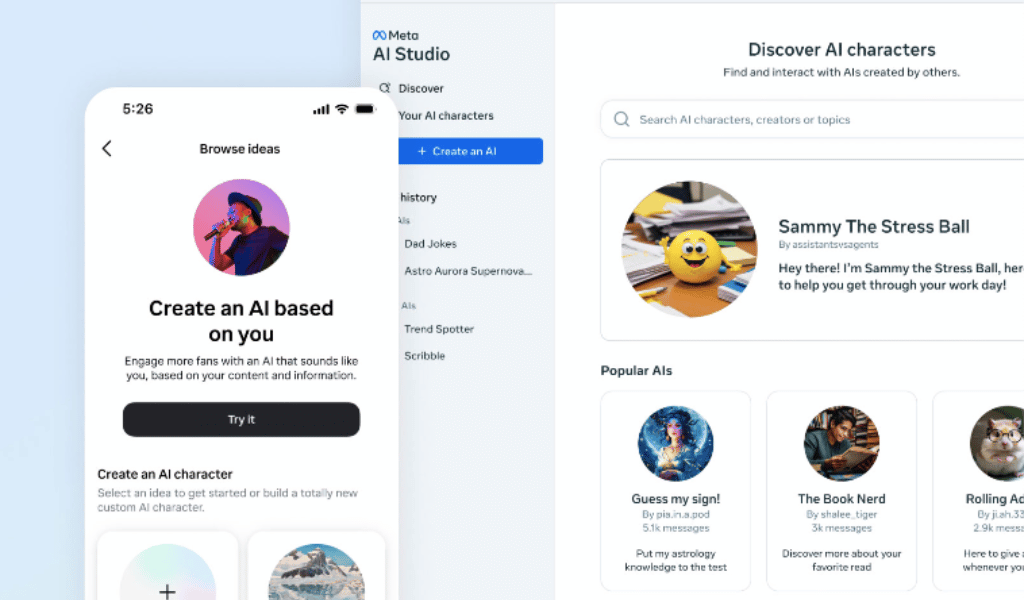 Meta Unveils AI Studio: Unleashing Your Creativity with Personalized AI Companions