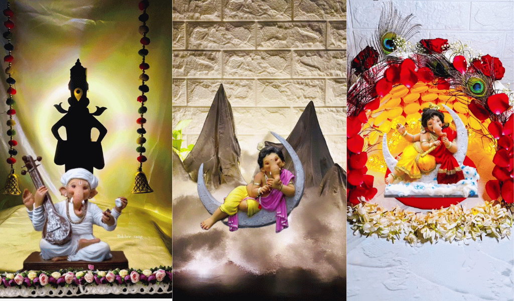 Simple and Creative Ganesh Chaturthi Decor Ideas - The Reelstars