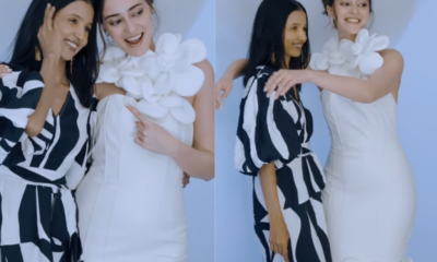 Fashion Influencer Nancy Tyagi Creates Couture-Style Gown for Ananya Panday