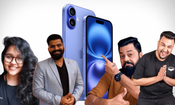 indian youtubers review iphone 16 - the reelstars