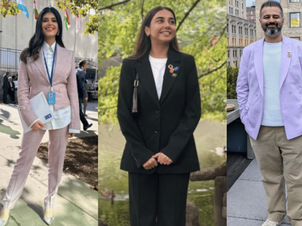 Sanjana Sanghi, Prajakta Koli and Nikhil Taneja at UNGA - The Reelstars