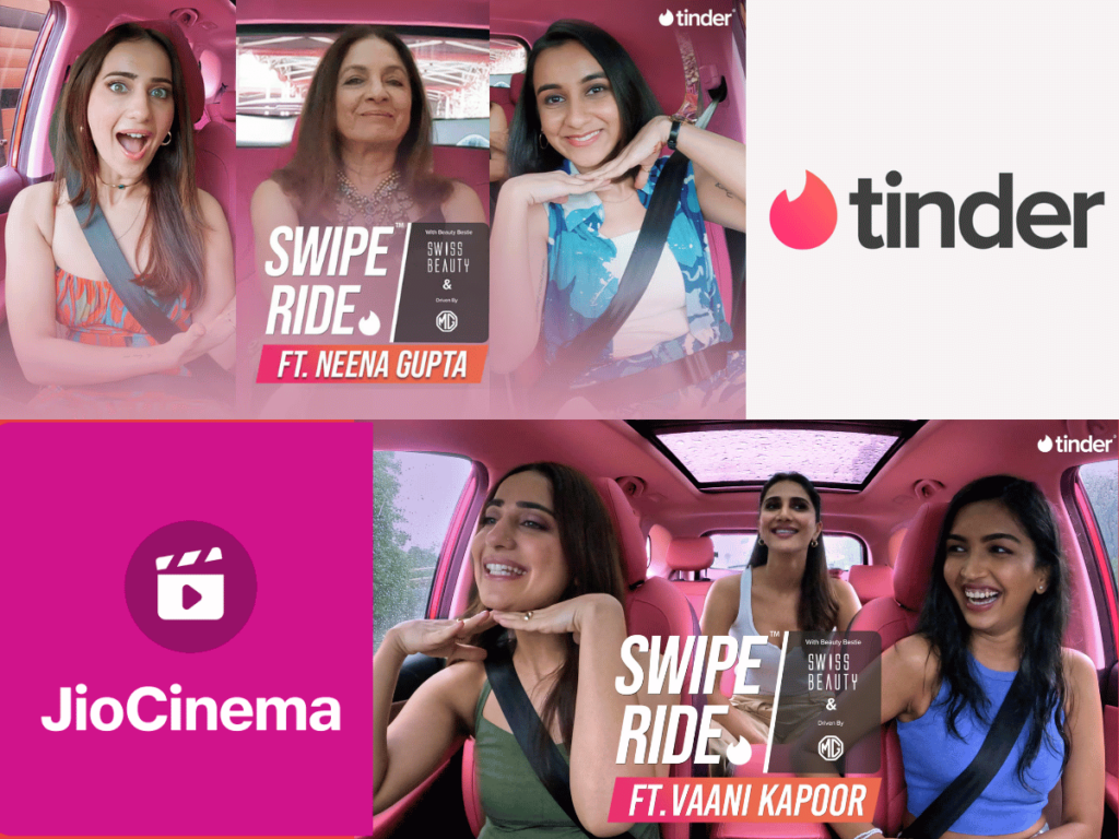 Kusha Kapila Takes a Swipe Ride with Vaani Kapoor and Neena Gupta; Tinder India