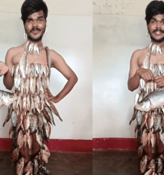 Influencer In Fish Dress Reels In Views, Looks Like Uorfi Javed Has Competition