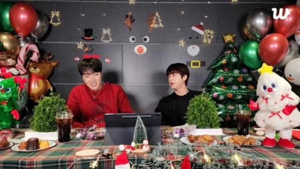 BTS Jin and J-Hope's Surprise Christmas Live Has ARMY Screaming!