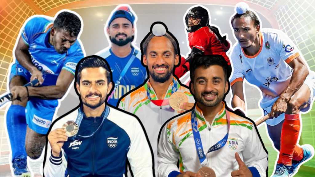 Indian Hockey Team Players Dangling on Social Media