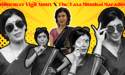 Influencer Vigil Aunty and The Tata Mumbai Marathon