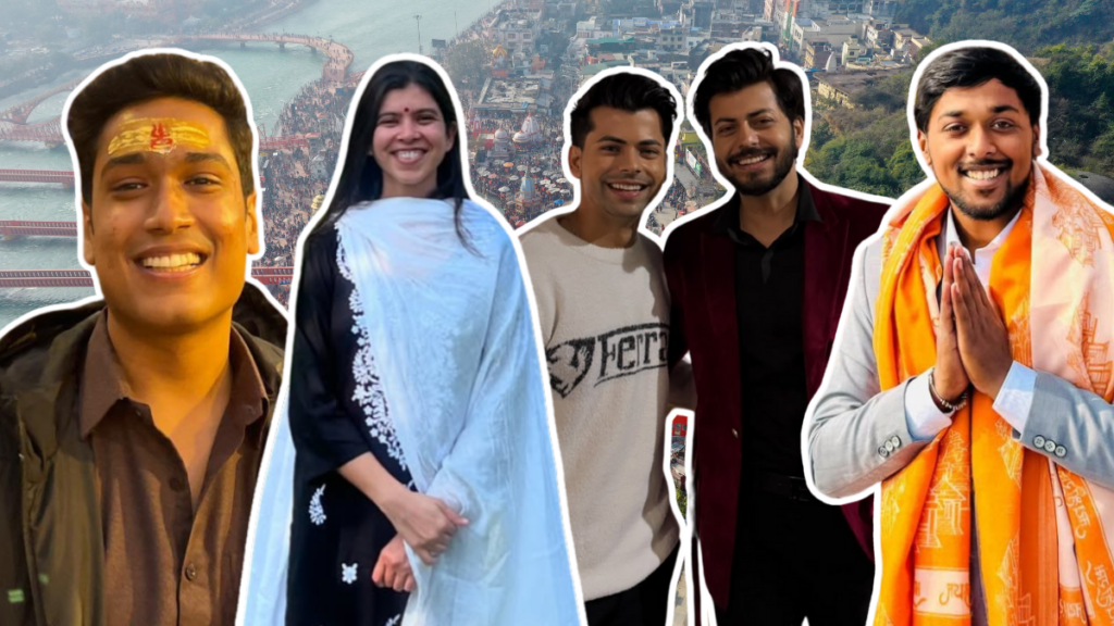 Influencers Battle for the Perfect Frame at Maha Kumbh 2025